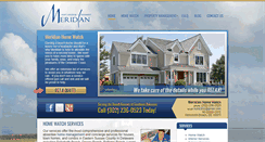 Desktop Screenshot of meridianhomewatch.com